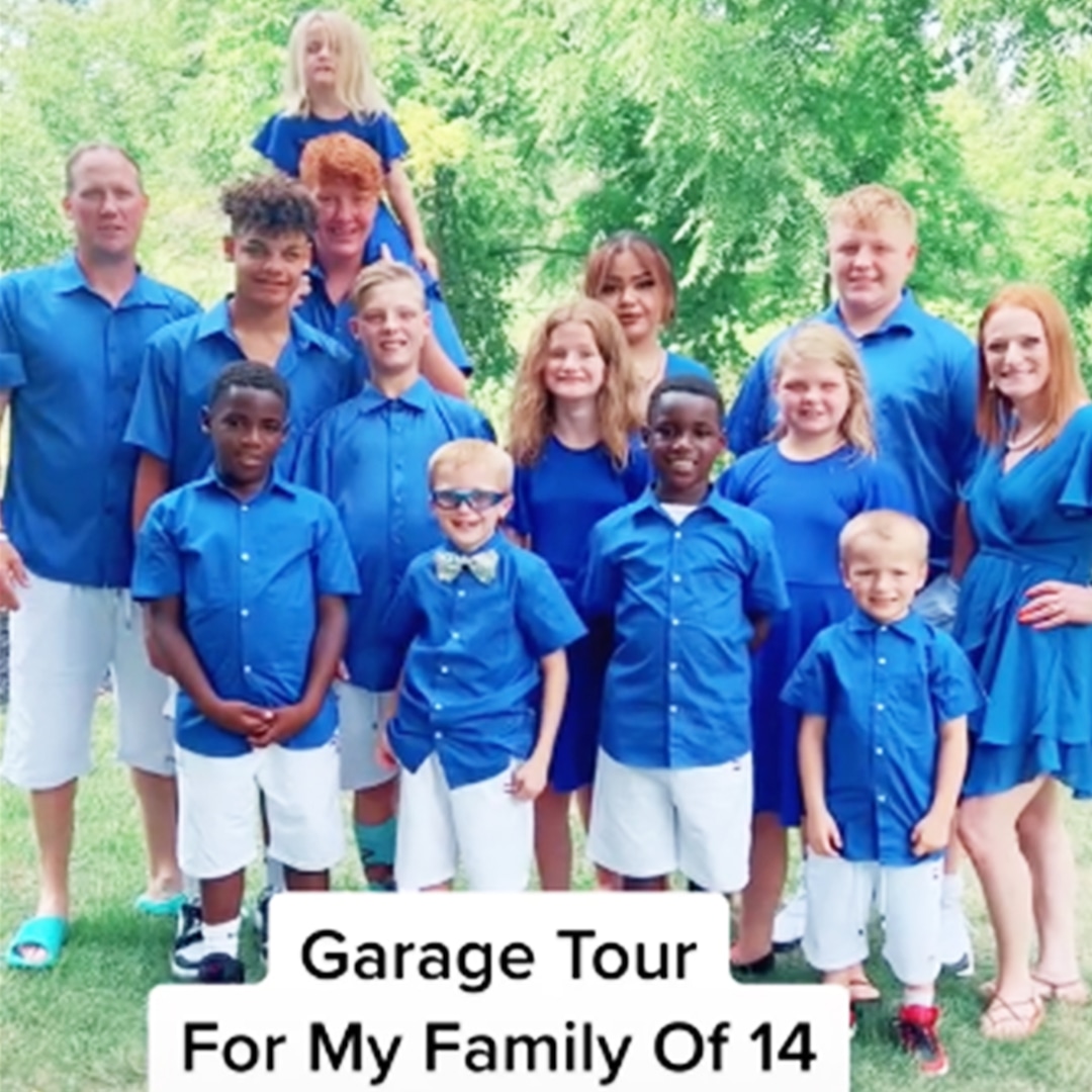 See How This 14-Person TikTok Family Keeps Their Garage Organized